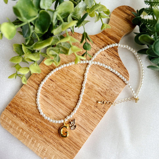 The Angel Initial Necklace