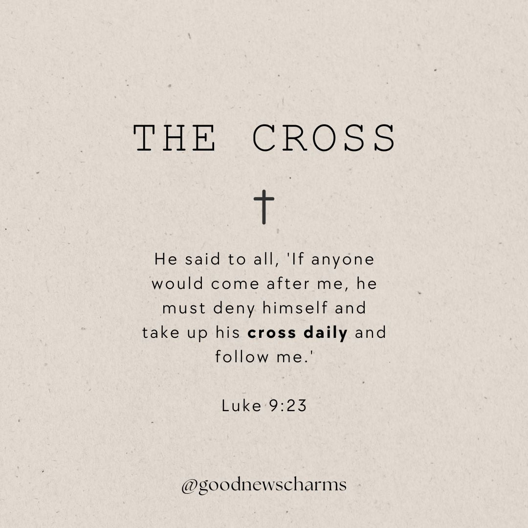 Dainty Good News Cross Bracelet